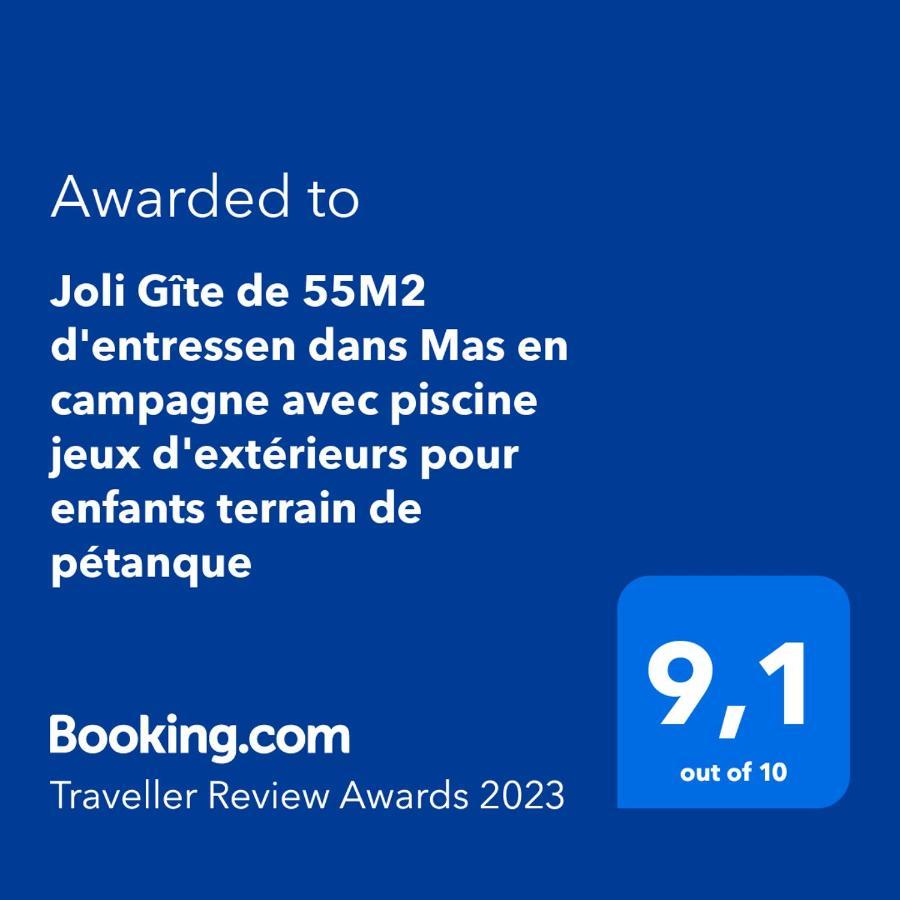 Offrez-Vous Un Sejour Dans Notre Gite A Entressen Une Grande Piscine Pour Se Rafraichir ,Un Espace De Jeux Pour Enfants Pour Des Heures De Divertissement Un Terrain De Petanque Pour Des Parties Endiablees Buitenkant foto